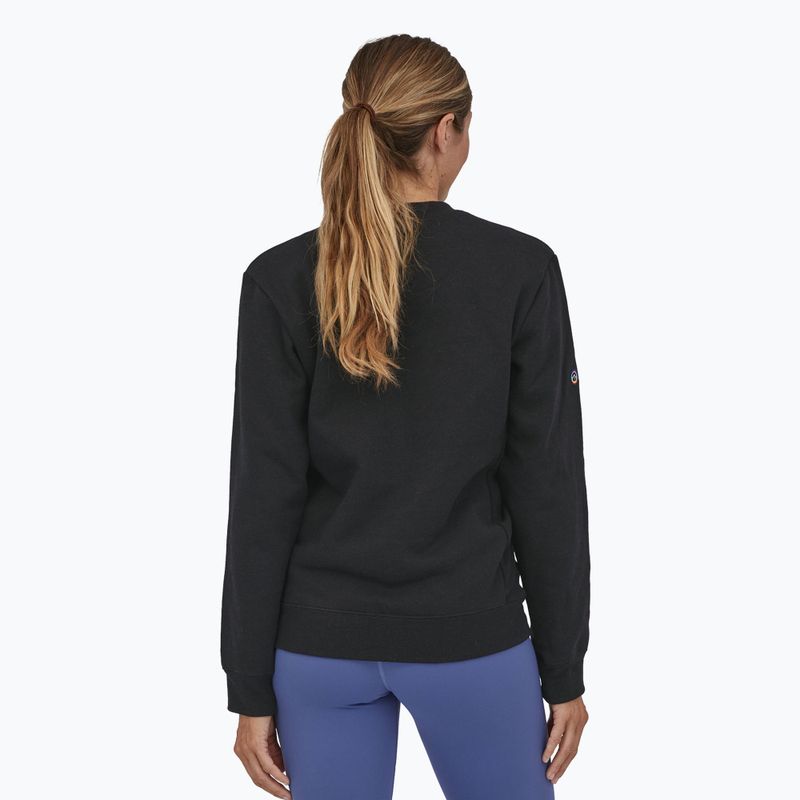 Суитшърт Patagonia Fitz Roy Icon Uprisal Crew black 4