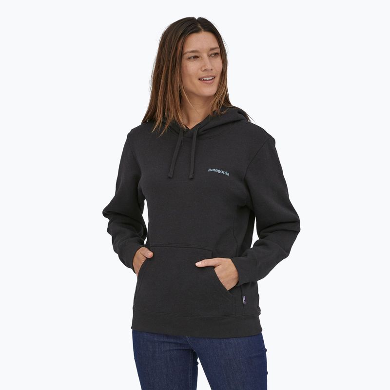 Суитшърт Patagonia Fitz Roy Icon Uprisal Hoody ink black 3