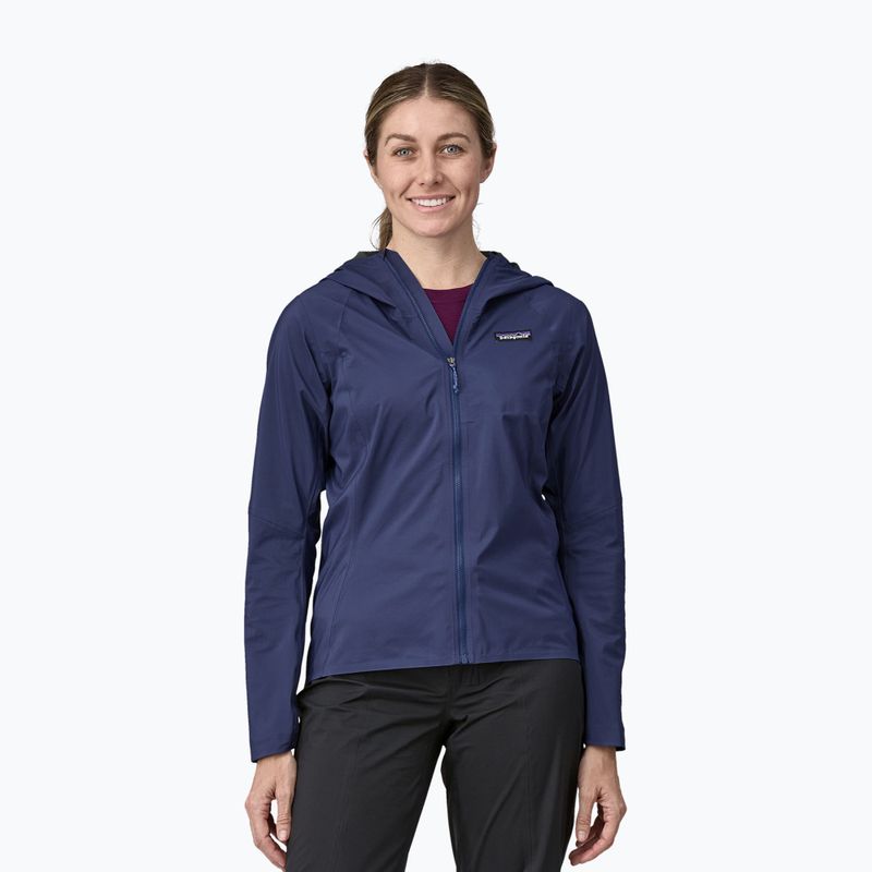 Дамско яке за колоездене Patagonia Dirt Roamer sound blue