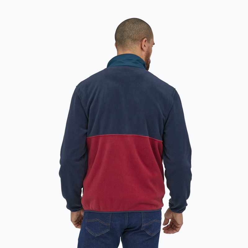 Мъжки поларен суитшърт Patagonia Microdini 1/2 Zip P/O wax red 2