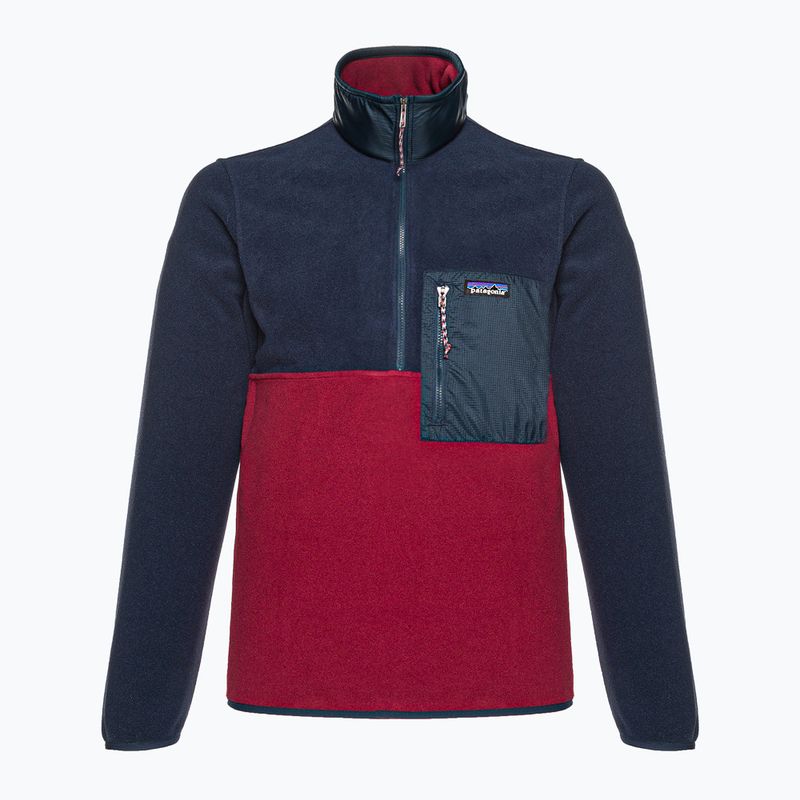 Мъжки поларен суитшърт Patagonia Microdini 1/2 Zip P/O wax red 3