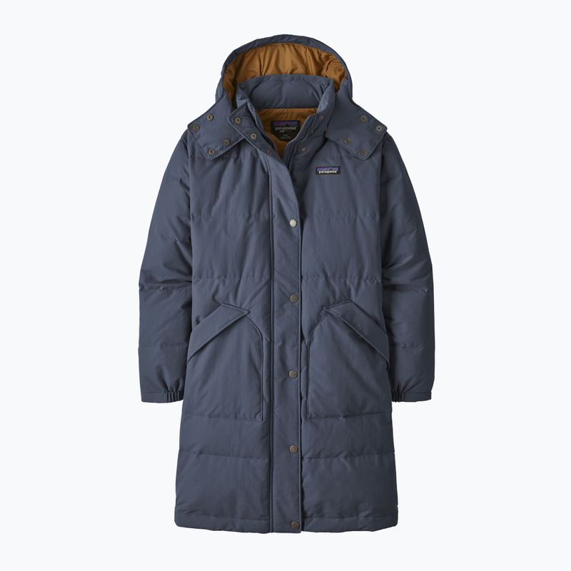 Дамско дълго пухено яке Patagonia Downdrift Parka smolder blue 8