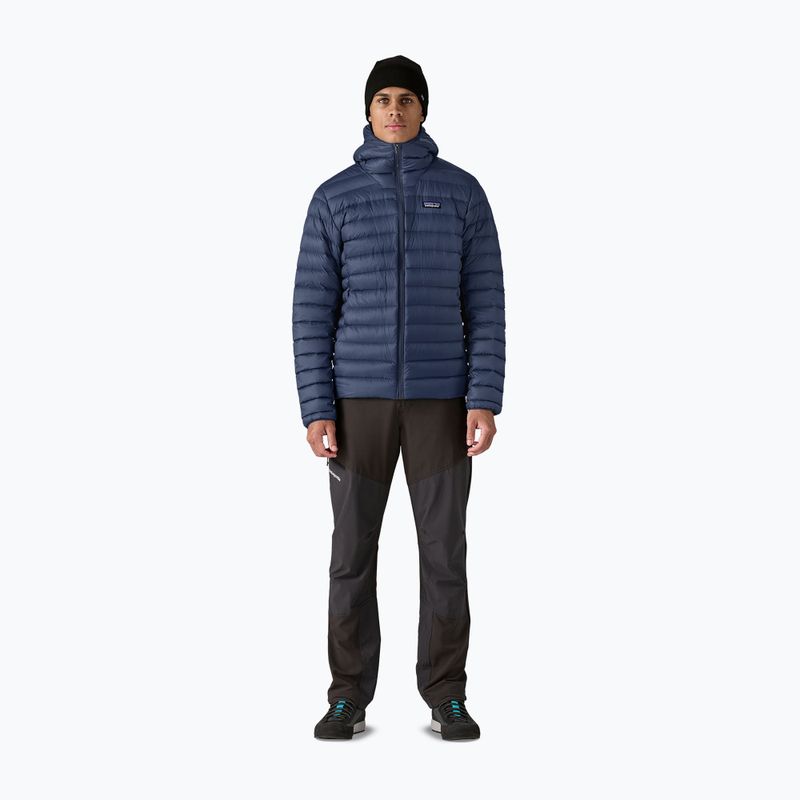 Мъжко пухено яке Patagonia Down Sweater Hoody new navy 2