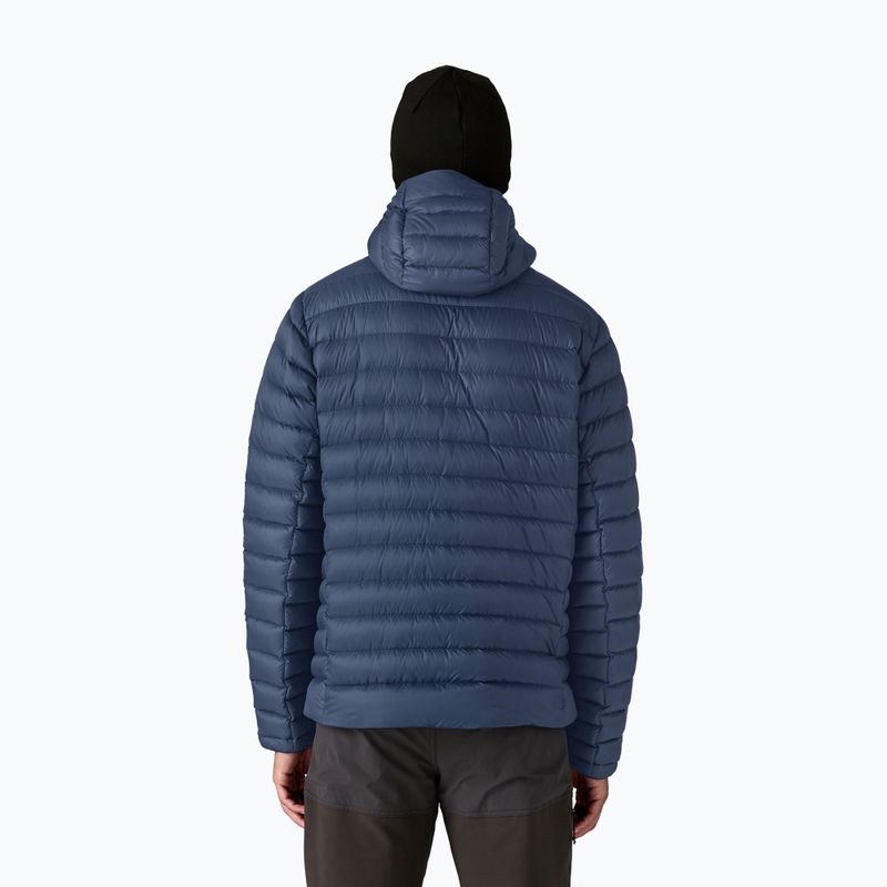 Мъжко пухено яке Patagonia Down Sweater Hoody new navy 3