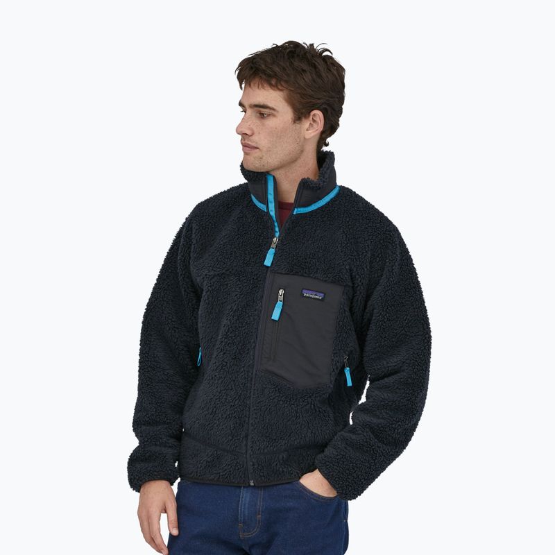 Мъжки поларен суитшърт Patagonia Classic Retro-X pitch blue