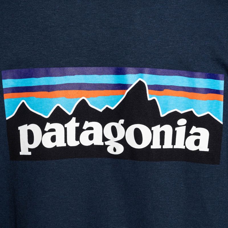 Дамска тениска за трекинг Patagonia P-6 Logo Responsibili-Tee LS tidepool blue 6