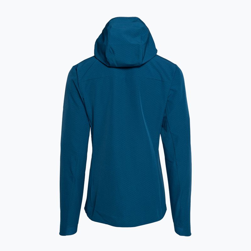 Дамско софтшел яке Patagonia R1 CrossStrata Hoody lagom blue 11