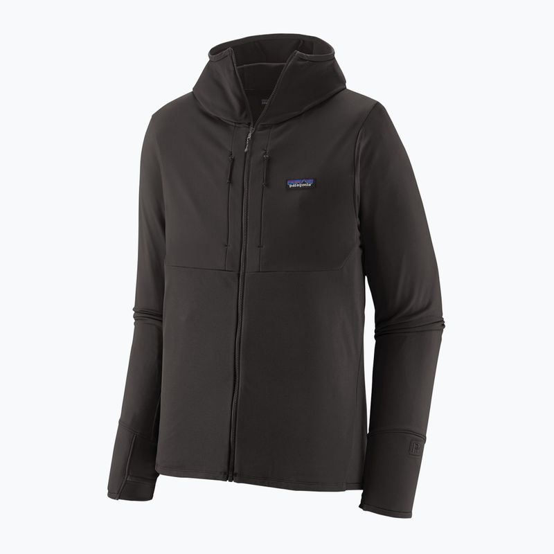 Мъжки суитшърт за трекинг Patagonia R1 Thermal Full Zip Hoody black