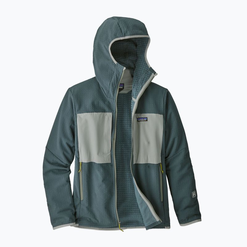 Patagonia R2 TechFace Softshell яке nouveau green 5