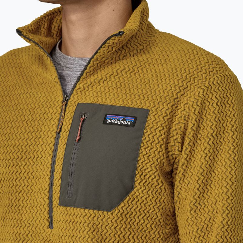 Мъжки поларен суитшърт Patagonia R1 Air Zip Neck cosmic gold 4
