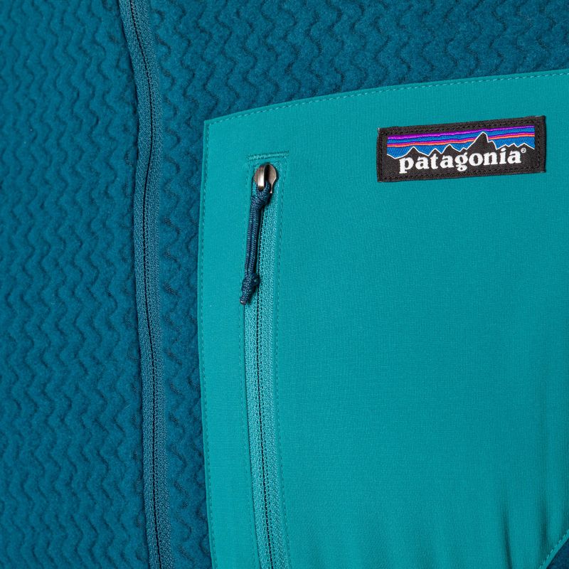 Мъжки поларен суитшърт Patagonia R1 Air Zip Neck lagom blue 5