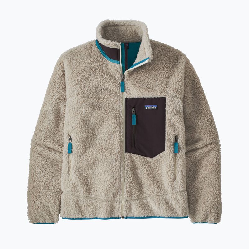 Мъжки поларен суитшърт Patagonia Classic Retro-X natural w/obsidian plum 8