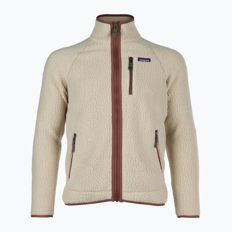 Мъжки потник Patagonia Retro Pile el cap khaki w/sisu brown fleece sweatshirt 7