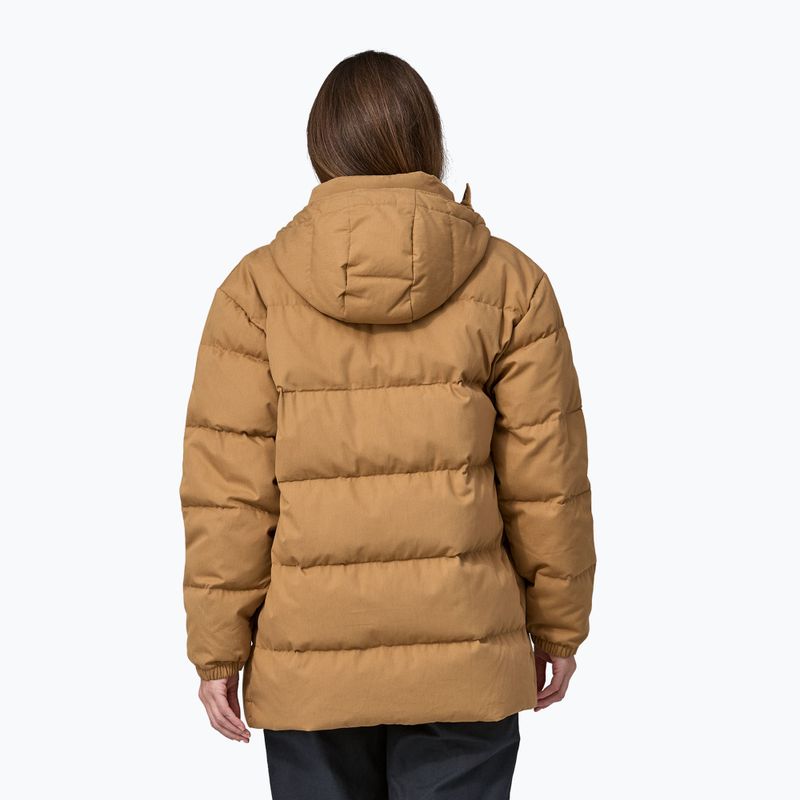 Памучна пухена парка на Patagonia за жени nest brown 2