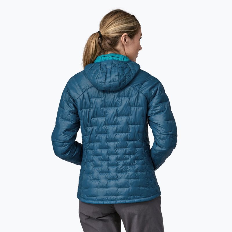 Дамско изолирано яке Patagonia Micro Puff Hoody lagom blue 2
