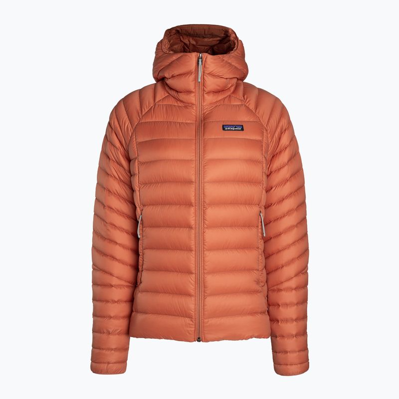 Дамско пухено яке Patagonia Down Sweater Hoody burl red