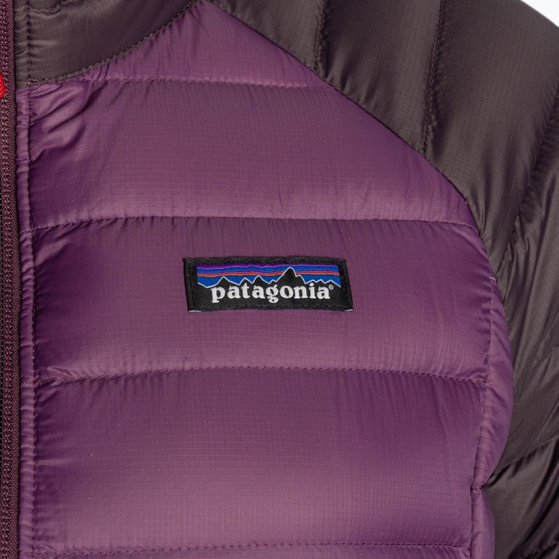 Дамско пухено яке Patagonia Down Sweater night plum 3