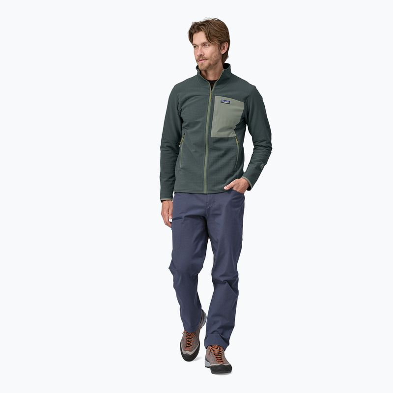 Мъжко софтшел яке Patagonia R2 TechFace nouveau green 3