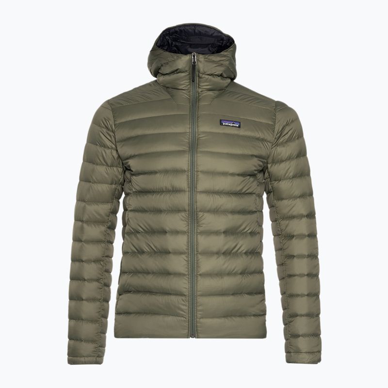 Мъжко пухено яке Patagonia Down Sweater Hoody basin green 3
