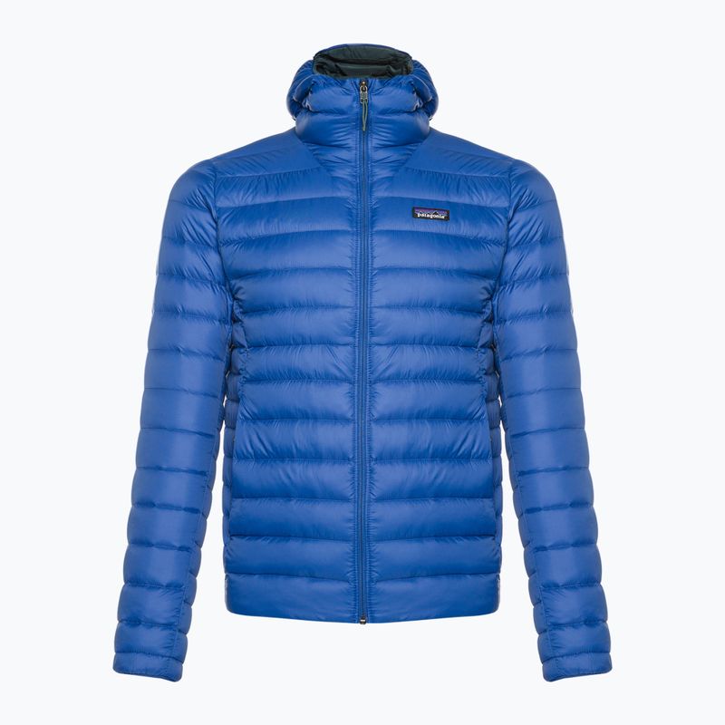 Мъжко пухено яке Patagonia Down Sweater Hoody passage blue 3