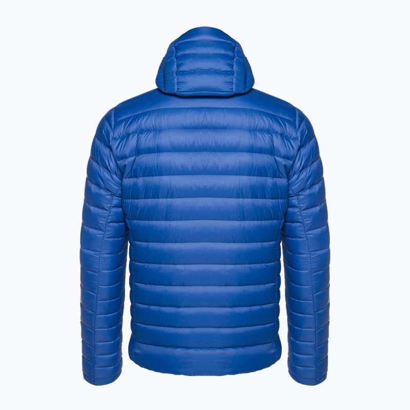 Мъжко пухено яке Patagonia Down Sweater Hoody passage blue 4