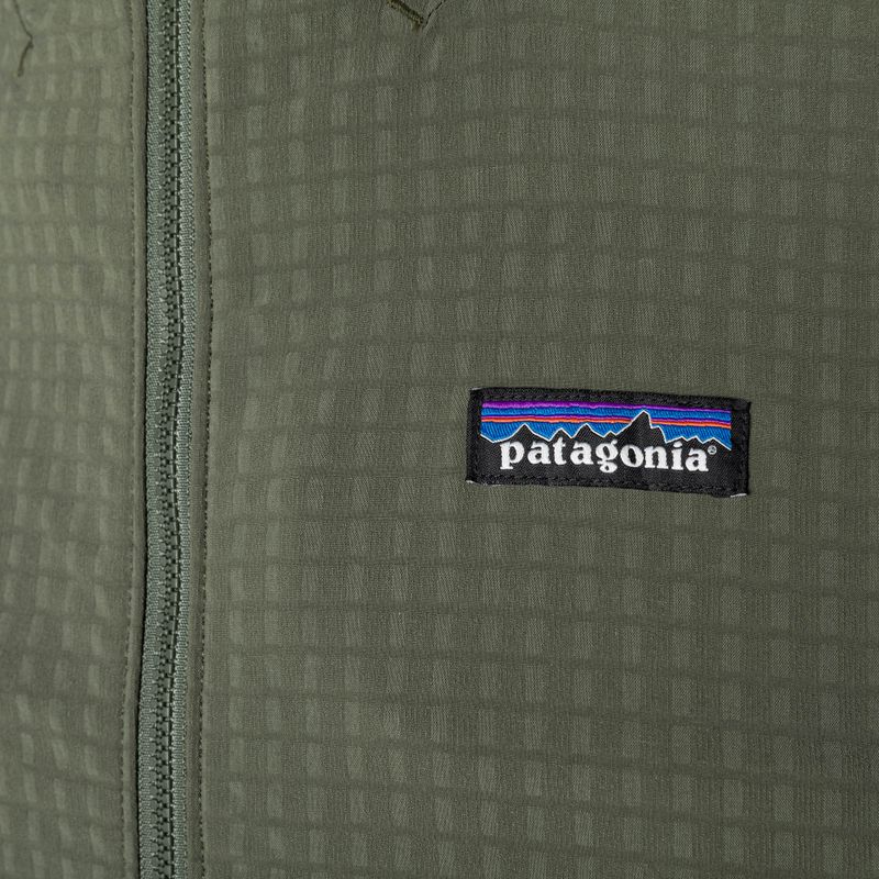 Мъжко софтшел яке Patagonia R1 TechFace Hoody basin green 3