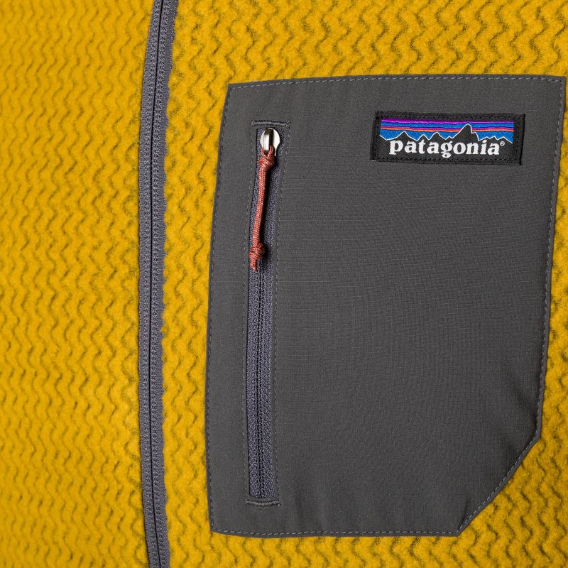 Мъжки поларен суитшърт Patagonia R1 Air Full-Zip cosmic gold 3