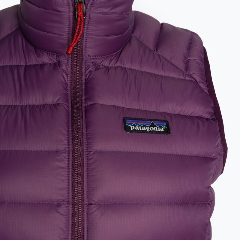 Дамски елек Patagonia Down Sweater night plum 3