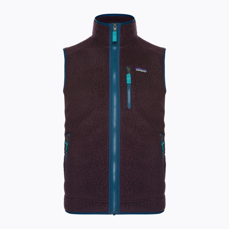 Мъжки полар Patagonia Retro Pile Fleece без ръкави obsidian plum