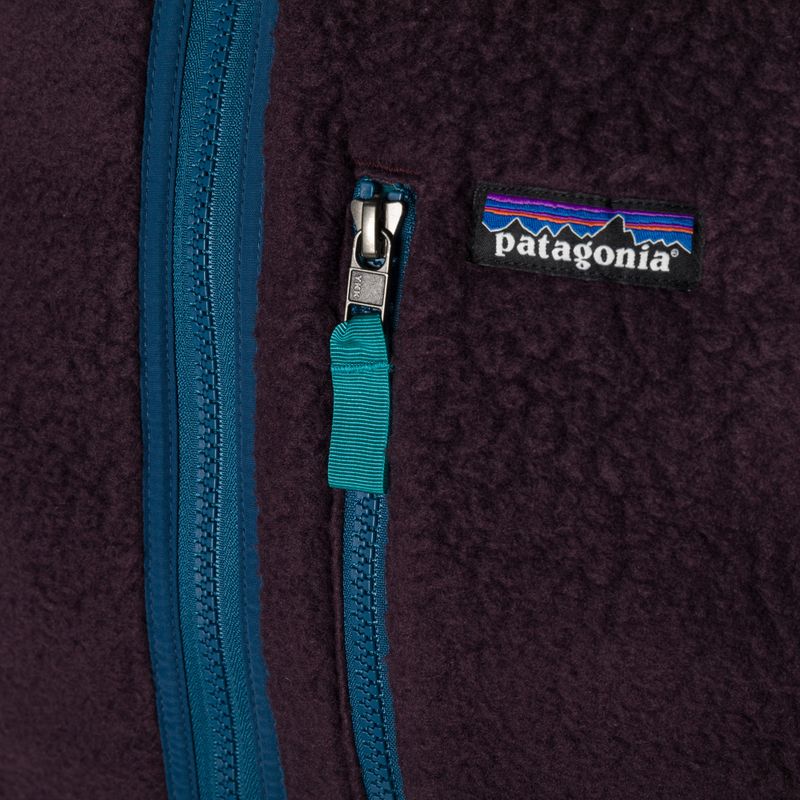 Мъжки полар Patagonia Retro Pile Fleece без ръкави obsidian plum 3