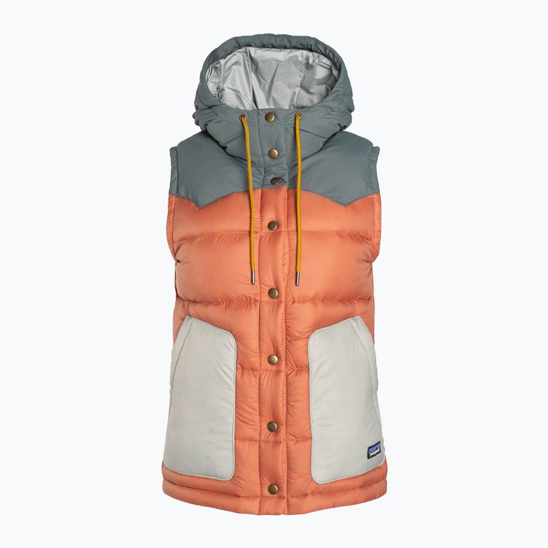 Patagonia дамски биви без ръкави с качулка burl red