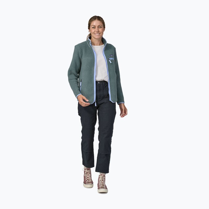 Дамски поларен суитшърт Patagonia Retro Pile nouveau green 3