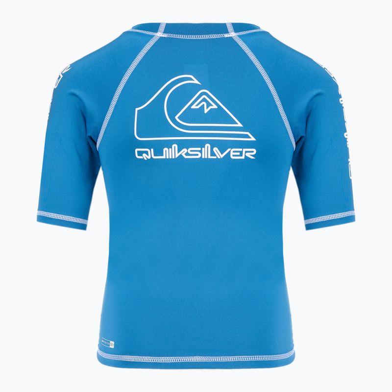 Детска тениска за плуване Quiksilver On Tour синя 2