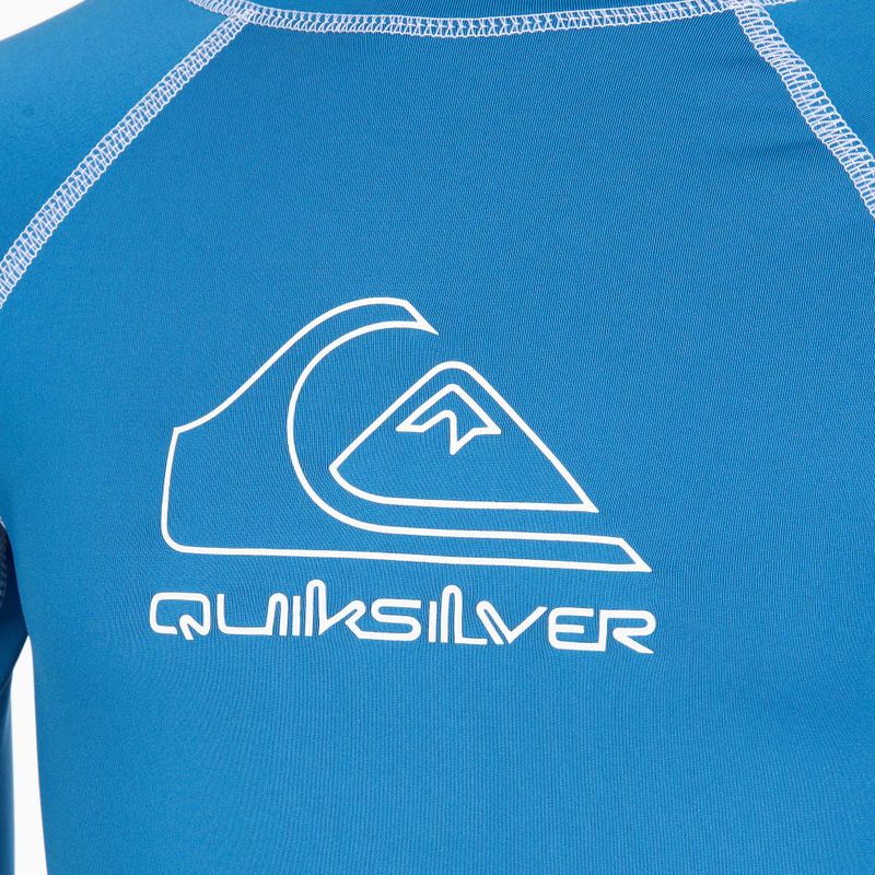 Детска тениска за плуване Quiksilver On Tour синя 3