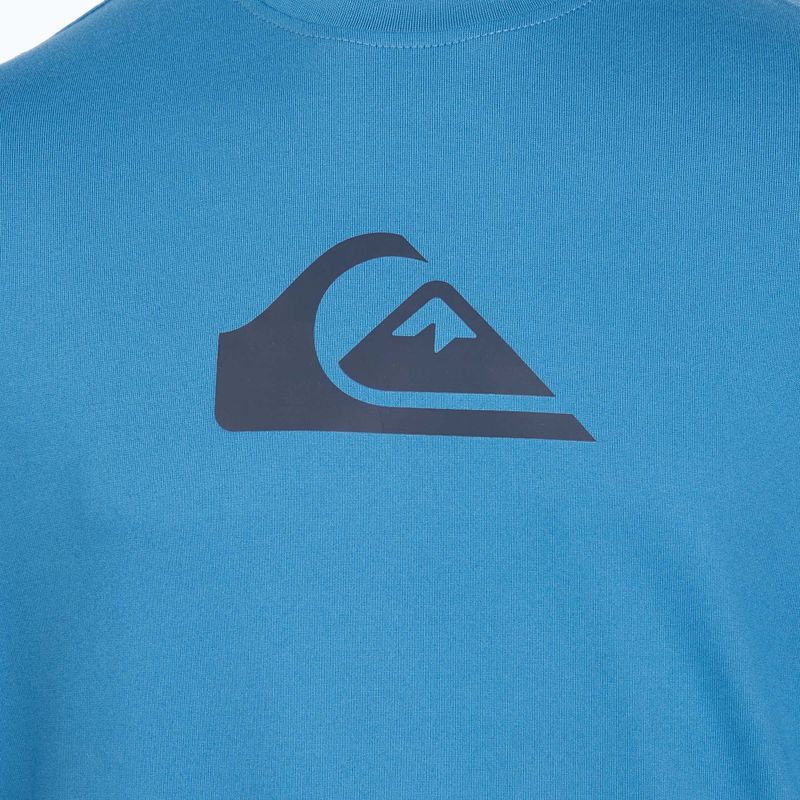 Детски бански с дълъг ръкав Quiksilver Solid Streak blue 3