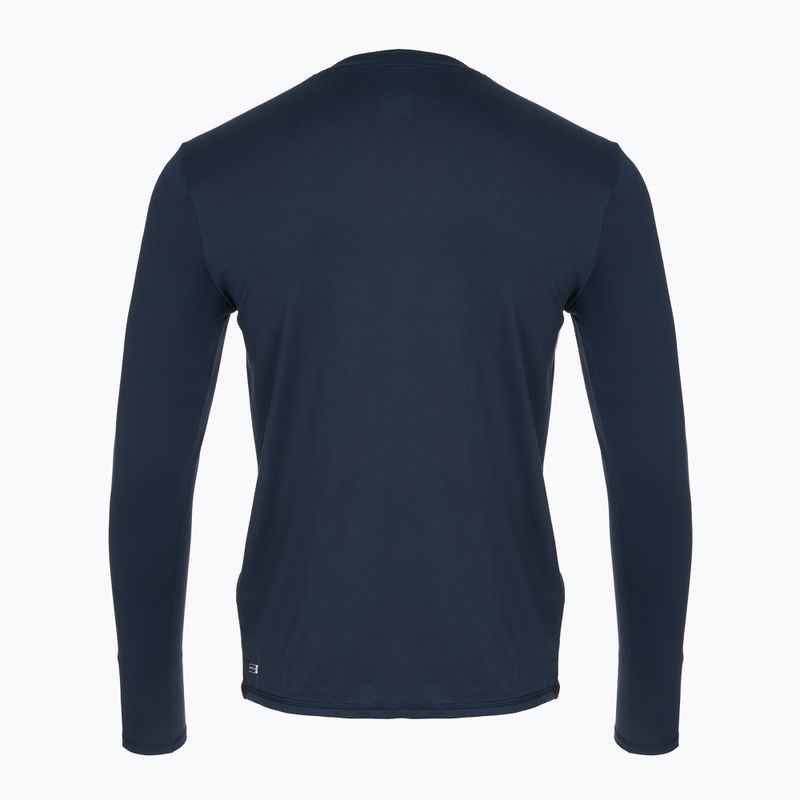 Детска блуза с дълъг ръкав за плуване Quiksilver Solid Streak navy blazer 2
