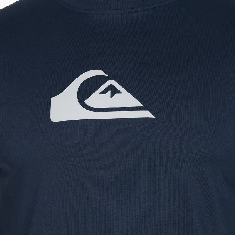 Мъжки Quiksilver Solid Streak тъмночервен блейзър/сив ръкав за плуване 4