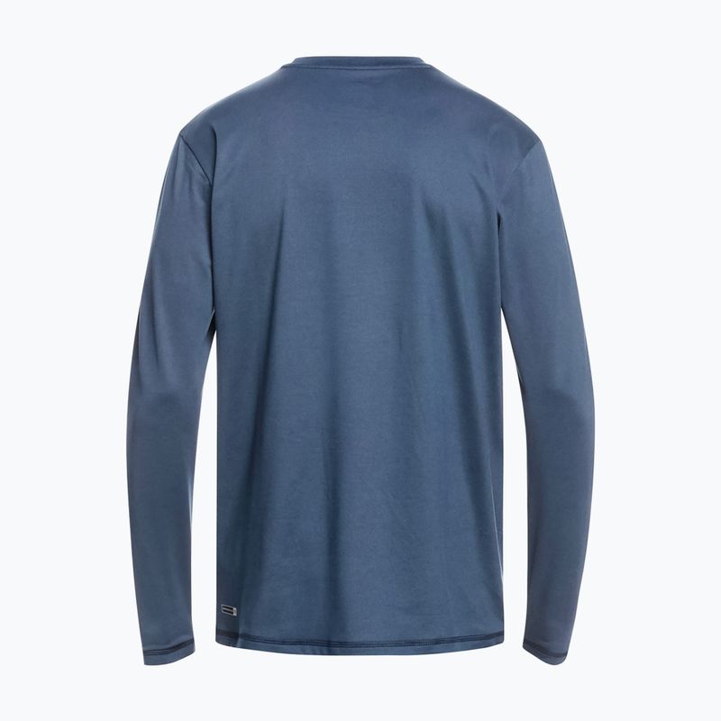 Мъжки Quiksilver Solid Streak тъмносин блейзър/бял ръкав за плуване 2