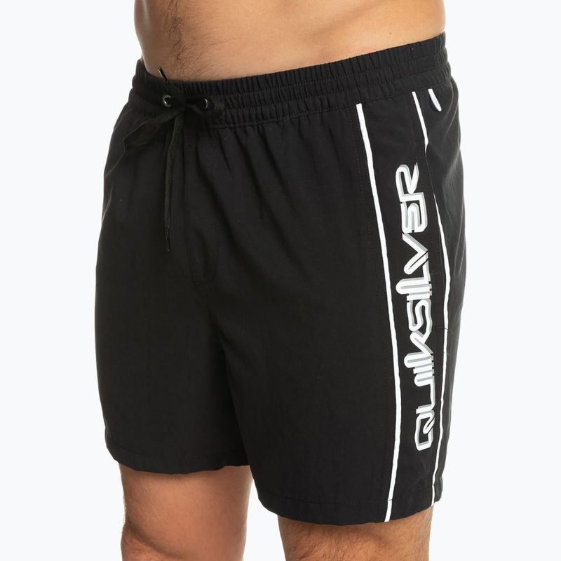 Quiksilver Everyday Vert Volley 16" черни мъжки къси панталони за плуване 5