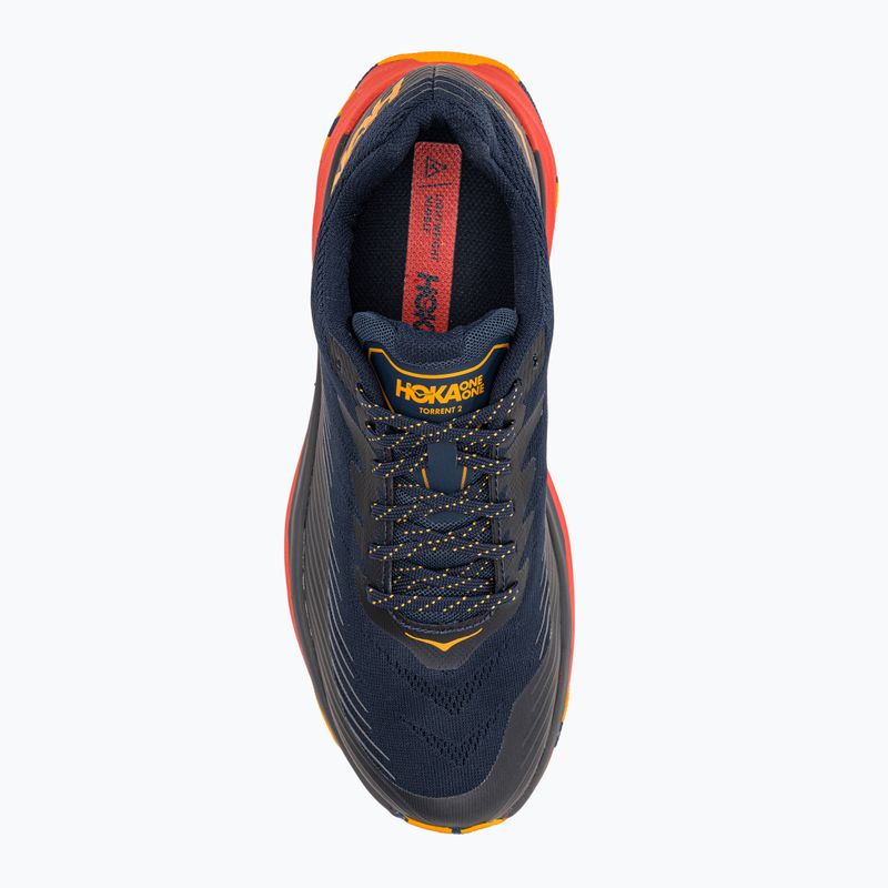 Мъжки обувки за бягане HOKA Torrent 2 outer space/fiesta 5