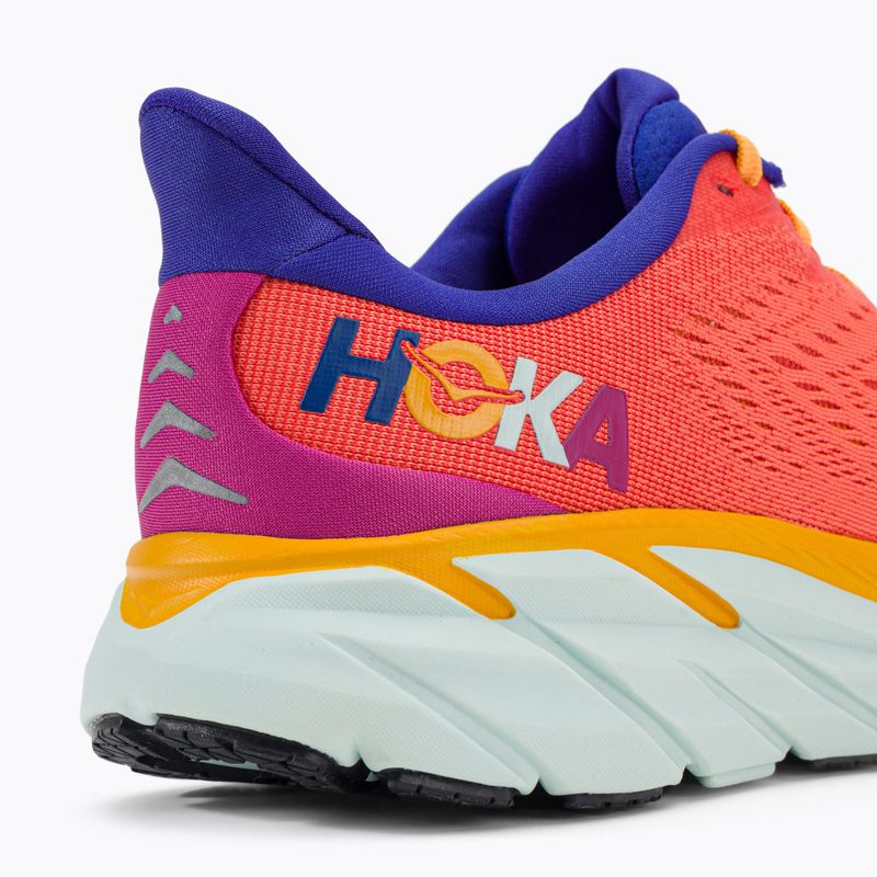 Дамски обувки за бягане HOKA Clifton 8 orange 1119394-FBLN 9