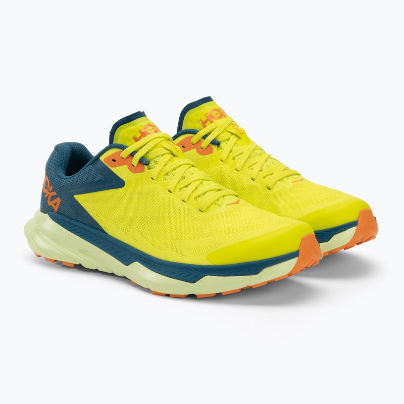 HOKA мъжки обувки за бягане Zinal evening primrose/blue coral 4