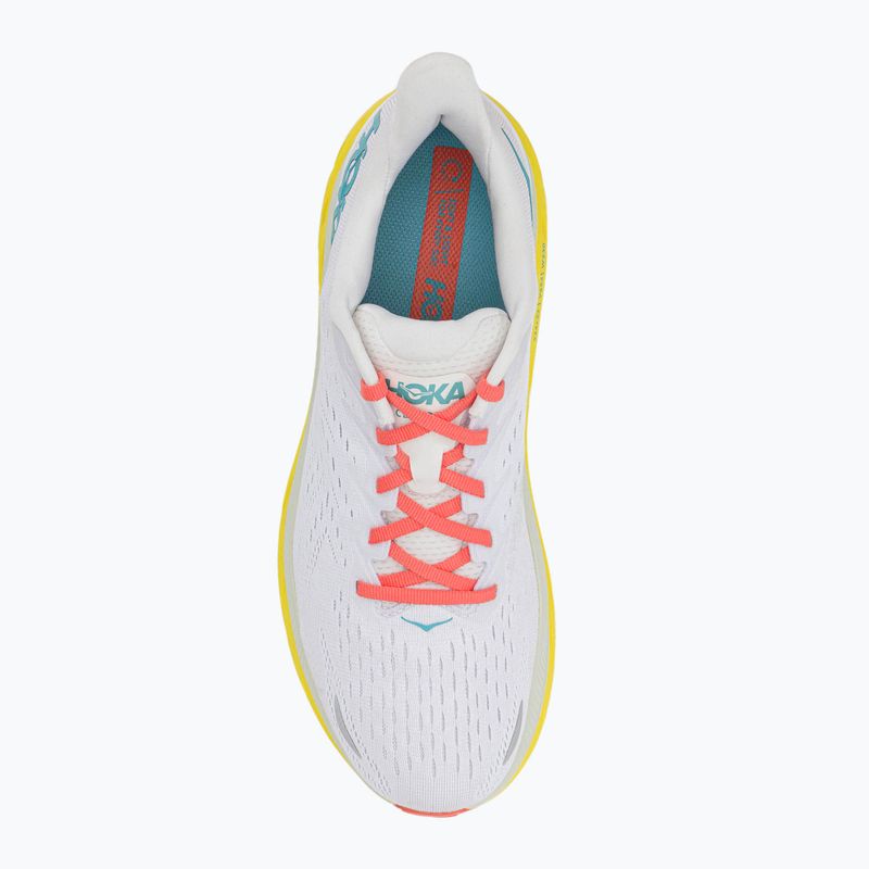 Мъжки обувки за бягане HOKA Clifton 8 Wide white 1121374-BDBI 6