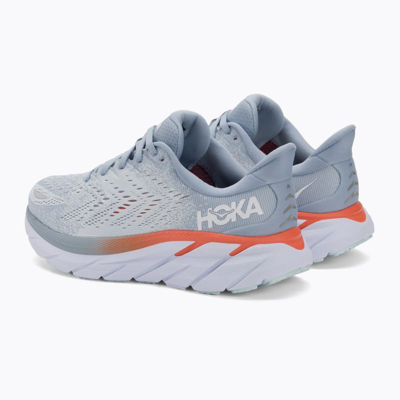 Дамски обувки за бягане HOKA Clifton 8 Wide blue fog/plein air 3