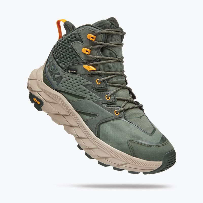 Мъжки ботуши за трекинг HOKA Anacapa Mid GTX green 1122018-TRYL 11