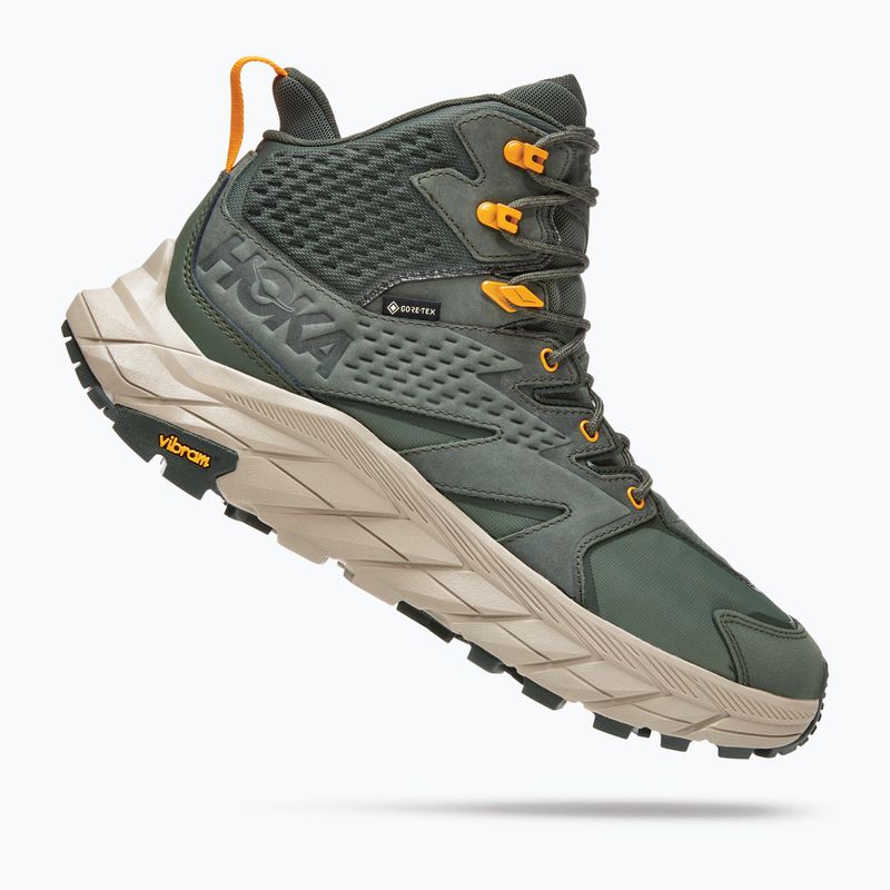 Мъжки ботуши за трекинг HOKA Anacapa Mid GTX green 1122018-TRYL 12