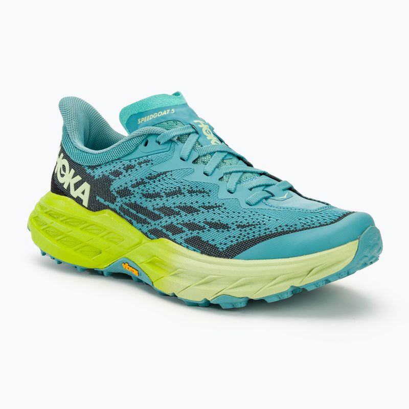 Дамски обувки за бягане HOKA Speedgoat 5 coastal shade/green glow