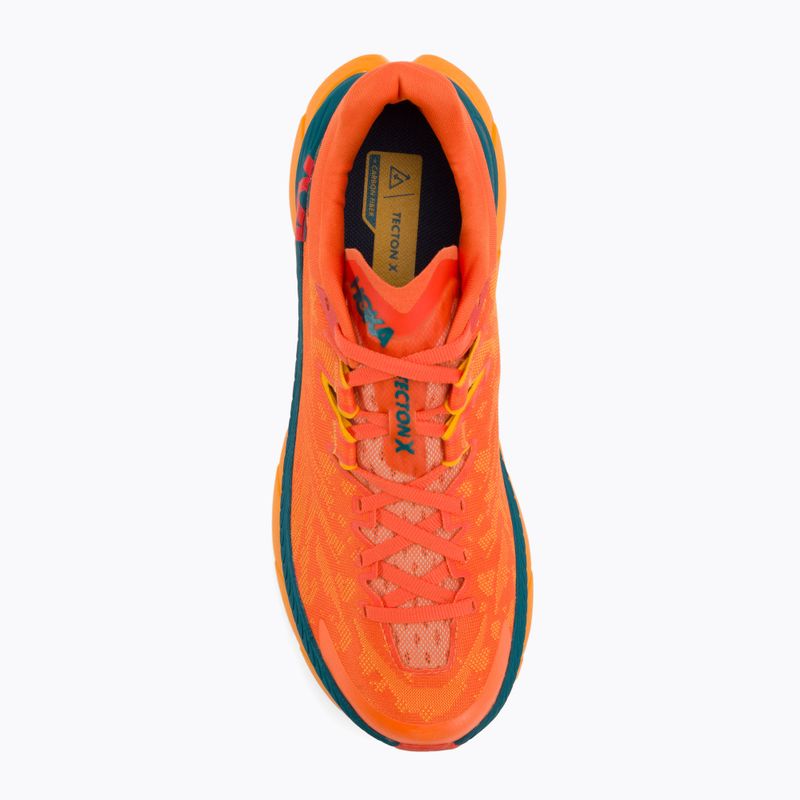 Мъжки обувки за бягане HOKA Tecton X persimmon orange/radiant yellow 6