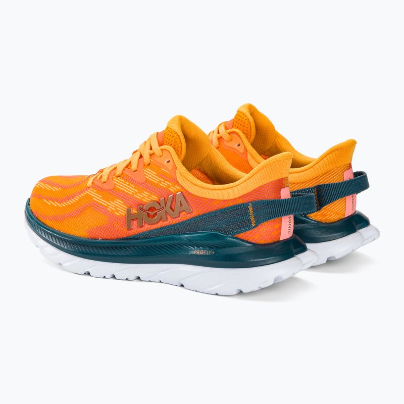 Дамски обувки за бягане HOKA Mach Supersonic radiant yellow/camellia 3