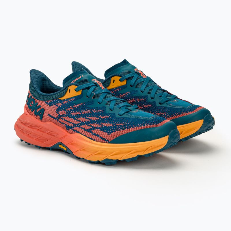 Дамски обувки за бягане HOKA Speedgoat 5 Wide blue coral/camellia 4